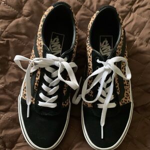 Vans Old Skool Leopard Cheetah Print Shoes